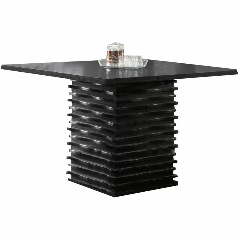 Bar Table: Counter Height 53.5'' Pedestal Pub Table