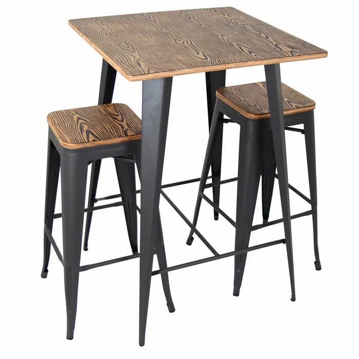 Bar Table Set: 2 Person Bar Height Dining Set