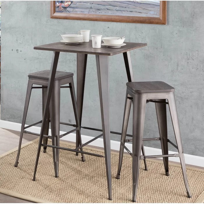 Bar Table Set: 2 Person Bar Height Dining Set