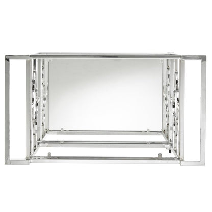 Bar Trolley : Silver Floral Bar Trolley