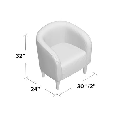 Barrel Chair: 29.50'' Wide Barrel Chair