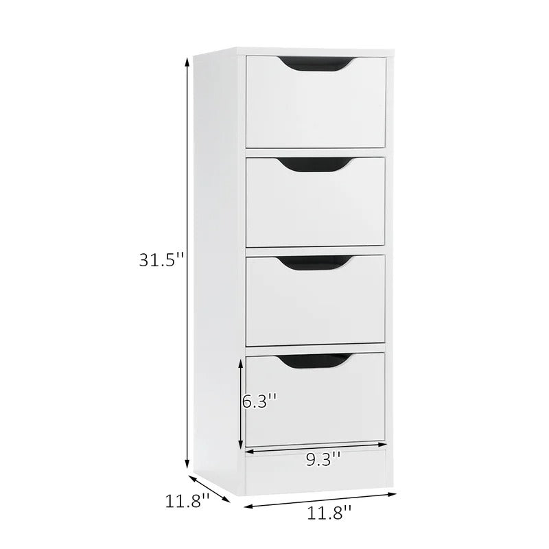 Bathroom Cabinets: 11.8'' W x 31.5'' H x 11.8'' D Linen Cabinet