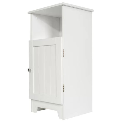 Bathroom Cabinets: 13.38'' W x 27.63'' H x 11.75'' D Free-Standing Bathroom Cabinet