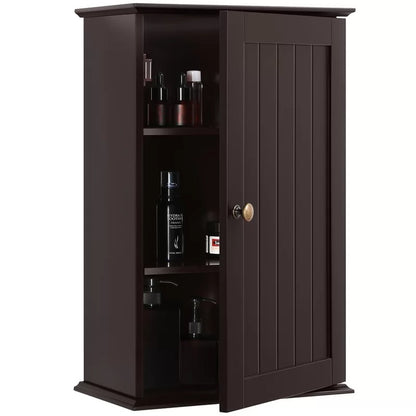 Bathroom Cabinets: 14'' W x 22'' H x 8'' D Wall Mounted Wall Cabinet