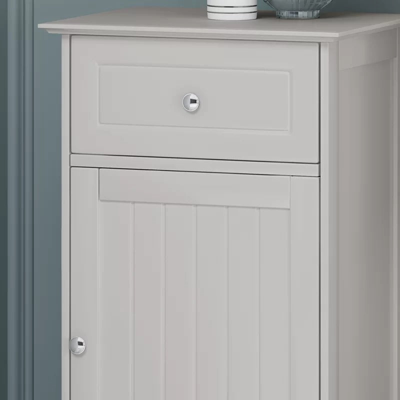 Bathroom Cabinets: 17'' W x 30.25'' H x 13.5'' D Free-Standing Bathroom Cabinet