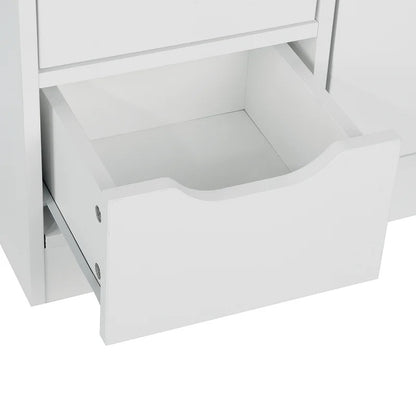 Bathroom Cabinets: 23.6'' W x 31.5'' H x 11.8'' D Free-Standing Bathroom Cabinet