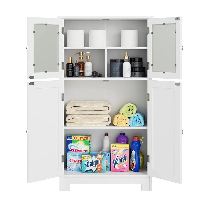 Bathroom Cabinets: 23.6'' W x 42.7'' H x 11.8'' D Linen Cabinet