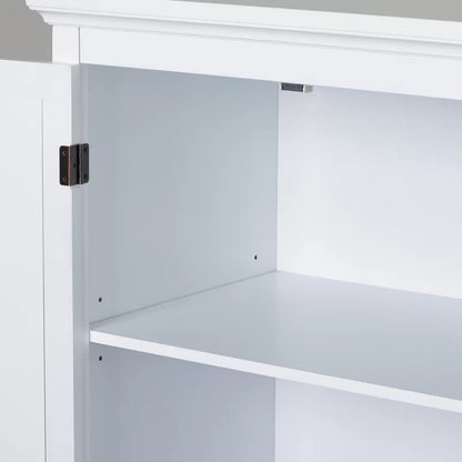 Bathroom Cabinets: 24'' W x 62'' H x 16'' D Linen Cabinet