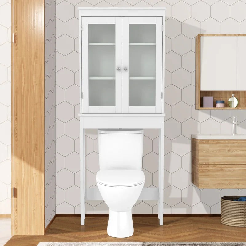 Bathroom Cabinets: 25.98'' W x 64.96'' H x 9.01'' D Bathroom Cabinet