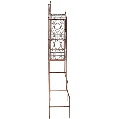 Bathroom Cabinets: Copper Iron 3 Tier Bathroom Rack