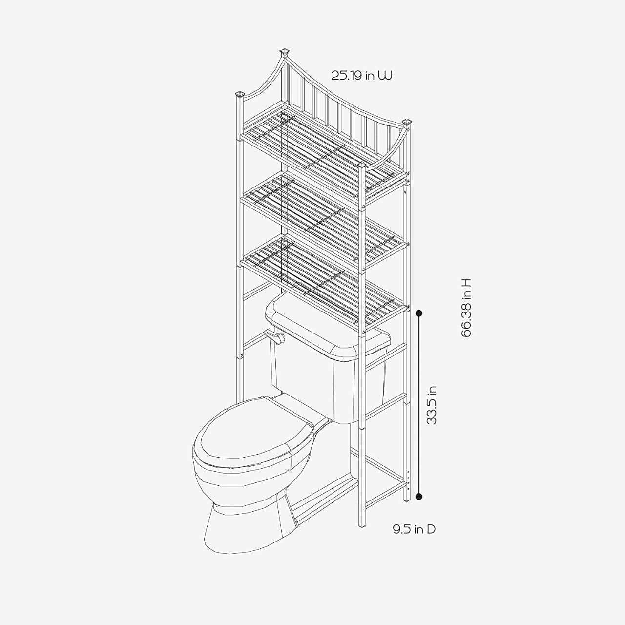 Bathroom Cabinets: Metal Space saver