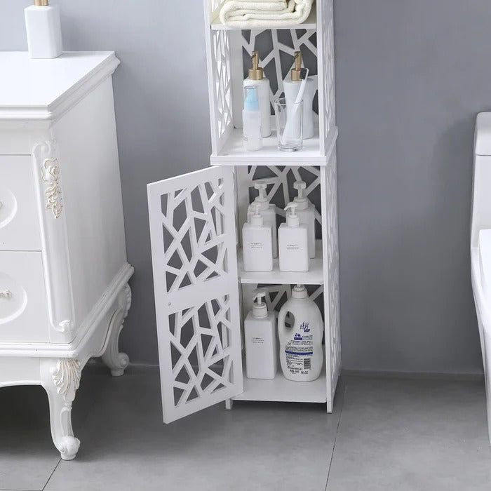 Bathroom Linen Cabinets:11.02'' W x 47.24'' H x 11.02'' D Linen Cabinet
