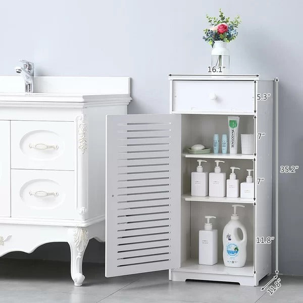 Bathroom Linen Cabinets 11.81 W x 35.43 H x 16.14 D Linen Cabinet