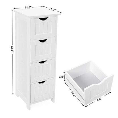 Bathroom Linen Cabinets:11.8'' W x 32.3'' H x 11.8'' D Linen Cabinet