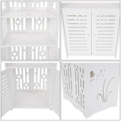 Bathroom Linen Cabinets:12.6'' W x 31.5'' H x 10.6'' D Linen Cabinet