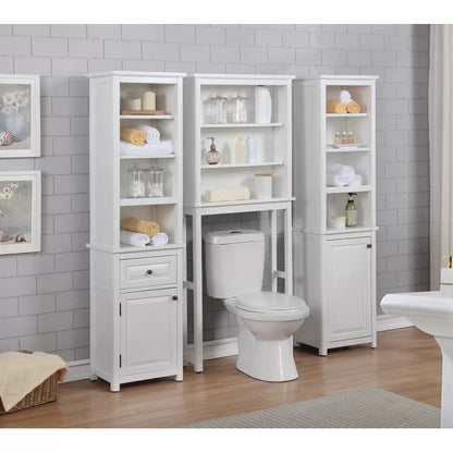Bathroom Linen Cabinets :17'' W x 65'' H x 13'' D Linen Cabinet