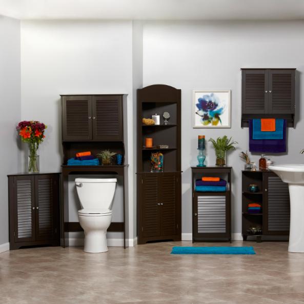 Bathroom Linen Cabinets: White Linen Corner Cabinet