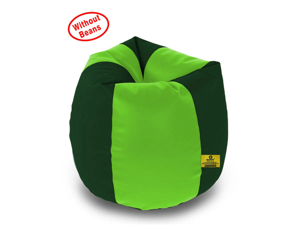 Bean Bag: XL F.GREEN&B.GREEN BEAN BAG-COVERS(Without Beans)
