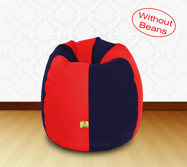 Bean Bag XL Red N.Blue-FABRIC-COVERS(without Beans)