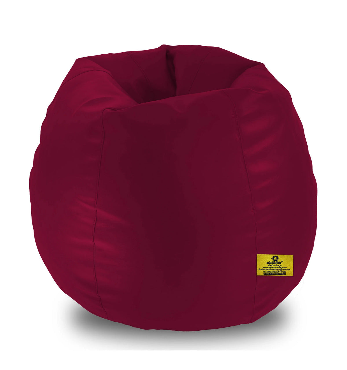 Bean Bag : XXL BEAN BAG-MAROON - Filled (With Beans)