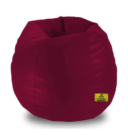 Bean Bag : XXL BEAN BAG-MAROON - Filled (With Beans)