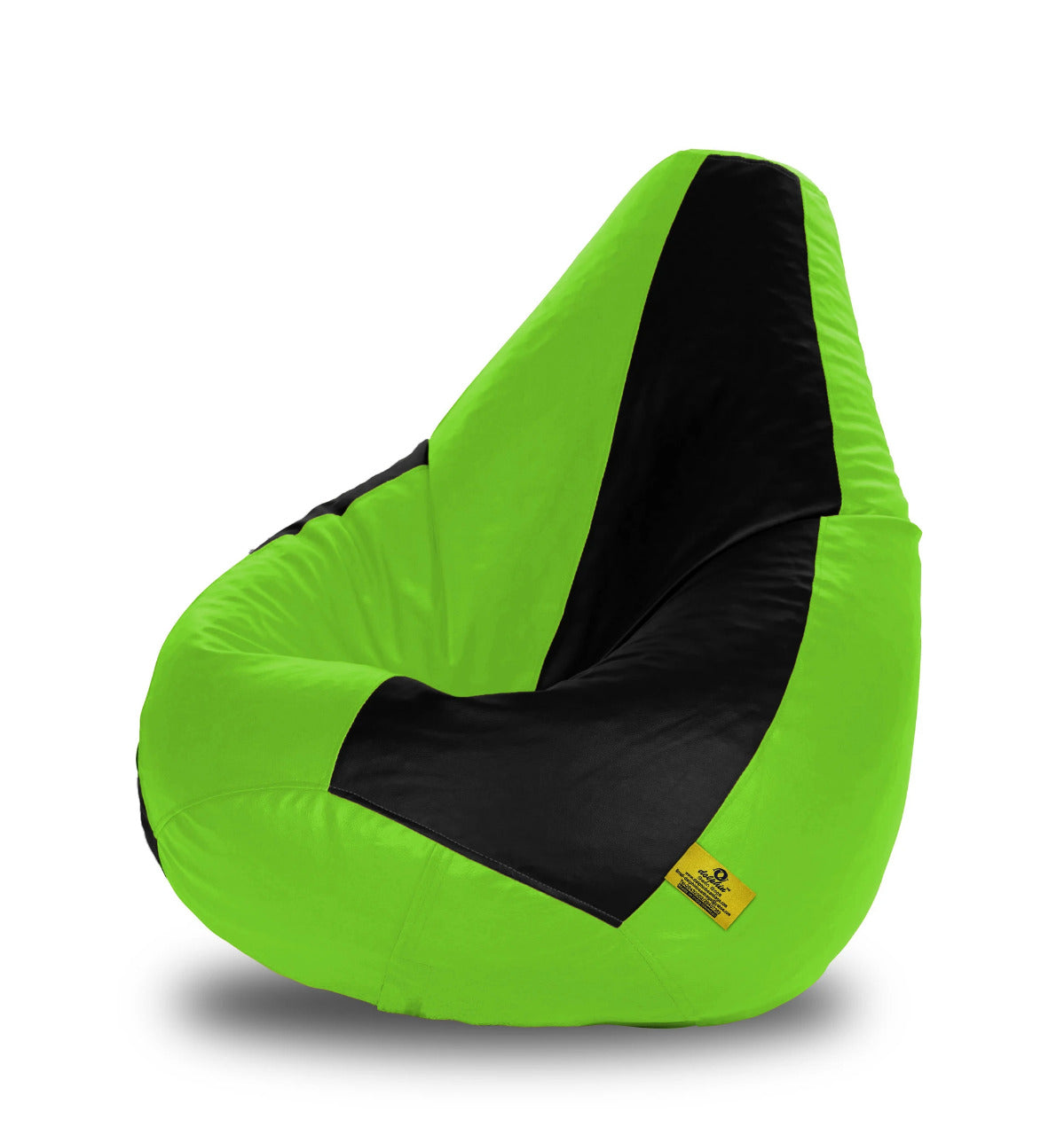 Bean Bag : 2XL BLACK&F.GREEN BEAN BAG-FILLED(With Beans)