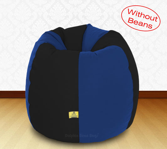 Bean Bag XXL BLACk R.BLUE-FABRIC-COVERS(WITHOUT BEANS)