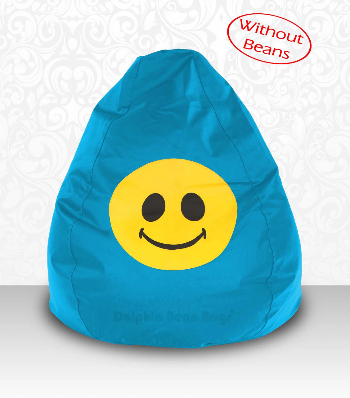 Bean Bag: XXL Bean Bag Turquoise-Smiley-COVERS(without Beans)