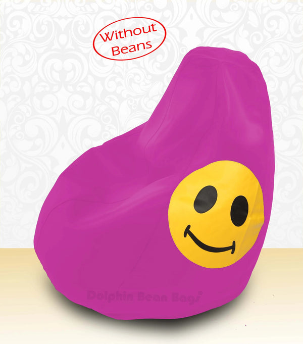 Bean Bag: XXL Bean Bag Pink-Smiley-COVERS (without Beans)