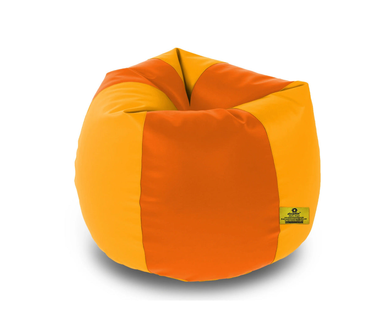 Bean Bag 2XL ORANGE YELLOW BEAN BAG FILLED With Beans GKW Retail   BeanBagXXLORANGE YELLOWBEANBAG FILLED WithBeans  2 