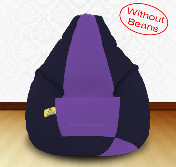 Bean Bag: XXXL N.Blue/Purple-FABRIC-COVERS without Beans