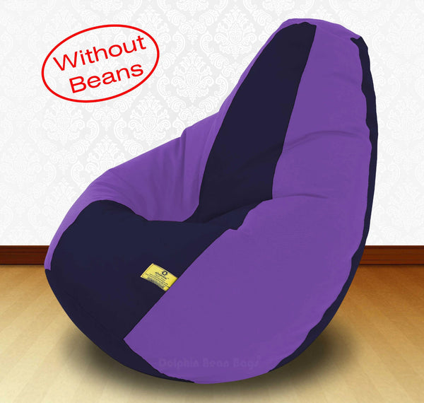 Bean Bag: XXXL N.Blue/Purple-FABRIC-COVERS without Beans