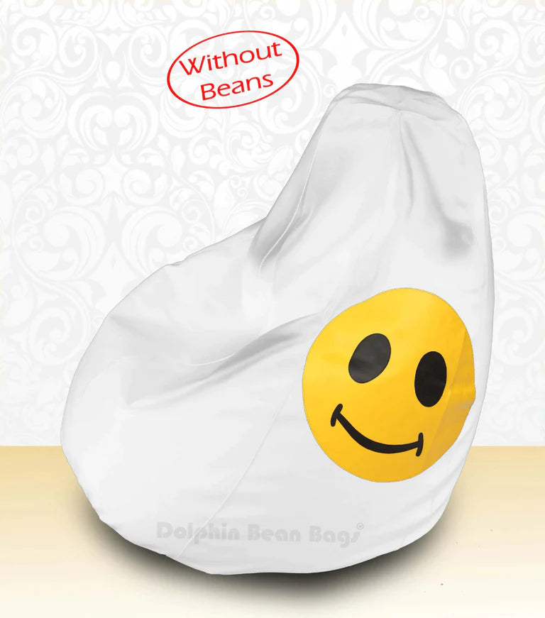 Bean Bag: XXL Bean Bag Cute-Smiley-Cover (Without Beans)