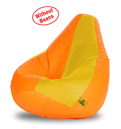  Bean Bag XXXL ORANGE&YELLOW BEAN BAG-COVERS(Without Beans)