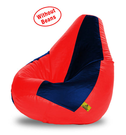 Bean Bag XXXL RED&NAVY BLUE BEANBAG-COVER (Without Beans)