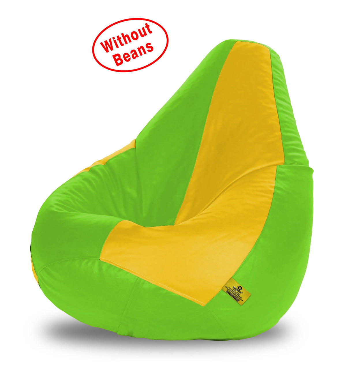 Beat Bag XXXL F.GREEN&YELLOW BEAN BAG-COVERS(Without Beans)