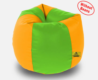 Beat Bag XXXL F.GREEN&YELLOW BEAN BAG-COVERS(Without Beans)