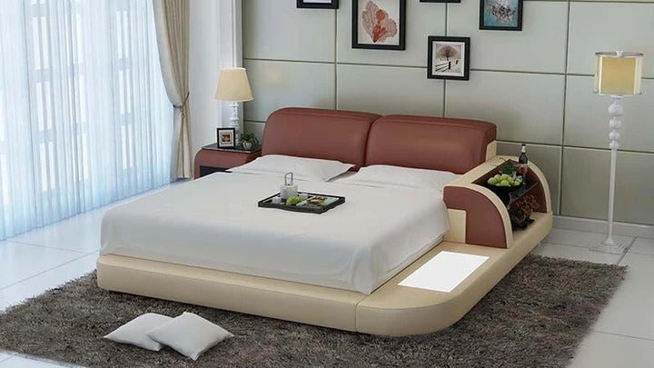 Bed HUNK Platform Bed with Storage