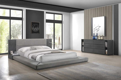 Bedroom Set: Modern Grey JOI Bedroom Set 