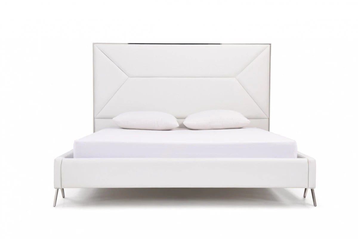 Bedroom Set: Modern White Bedroom Set