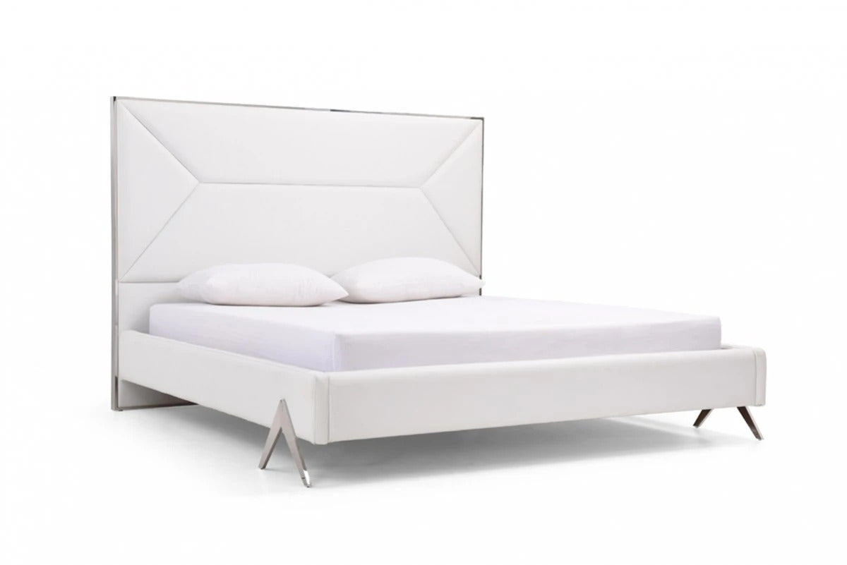 Bedroom Set: Modern White Bedroom Set