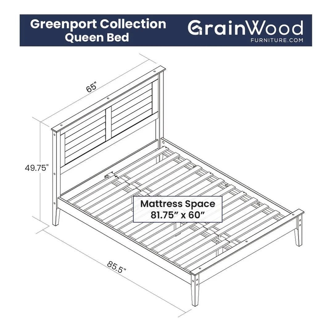 Bedroom Set: Solid Wood Platform Bedroom Set