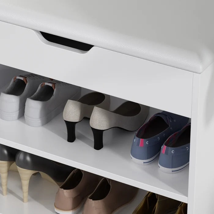 Benches: 12 Pair Shoe Rack With Seat, Storage Bench – GKW Retail