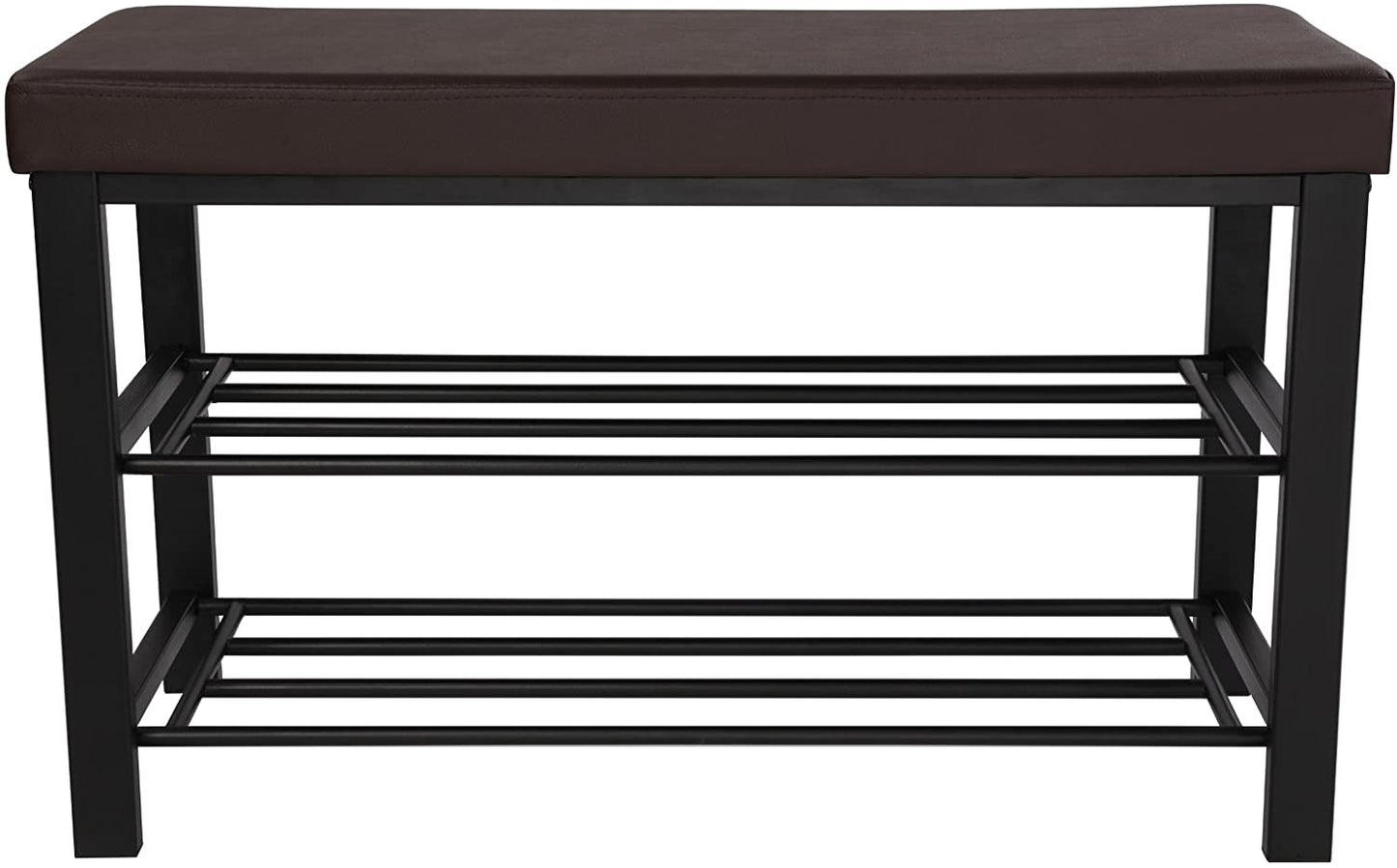 Benches: 3-Tier Shoe Rack with Storage Organizer with Foam Padded Seat