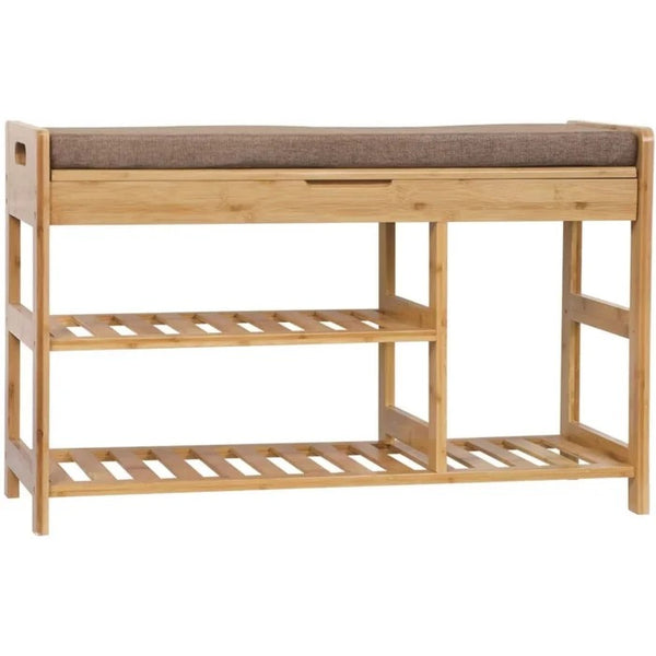 Benches: 5 Pair Shoe Rack With Seat