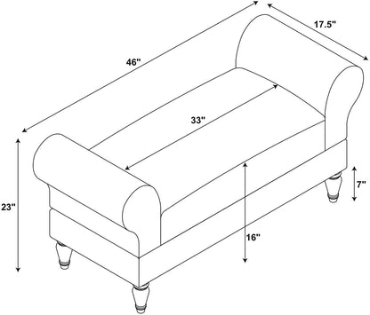 Benches : Classic Lillian Bench, Linen