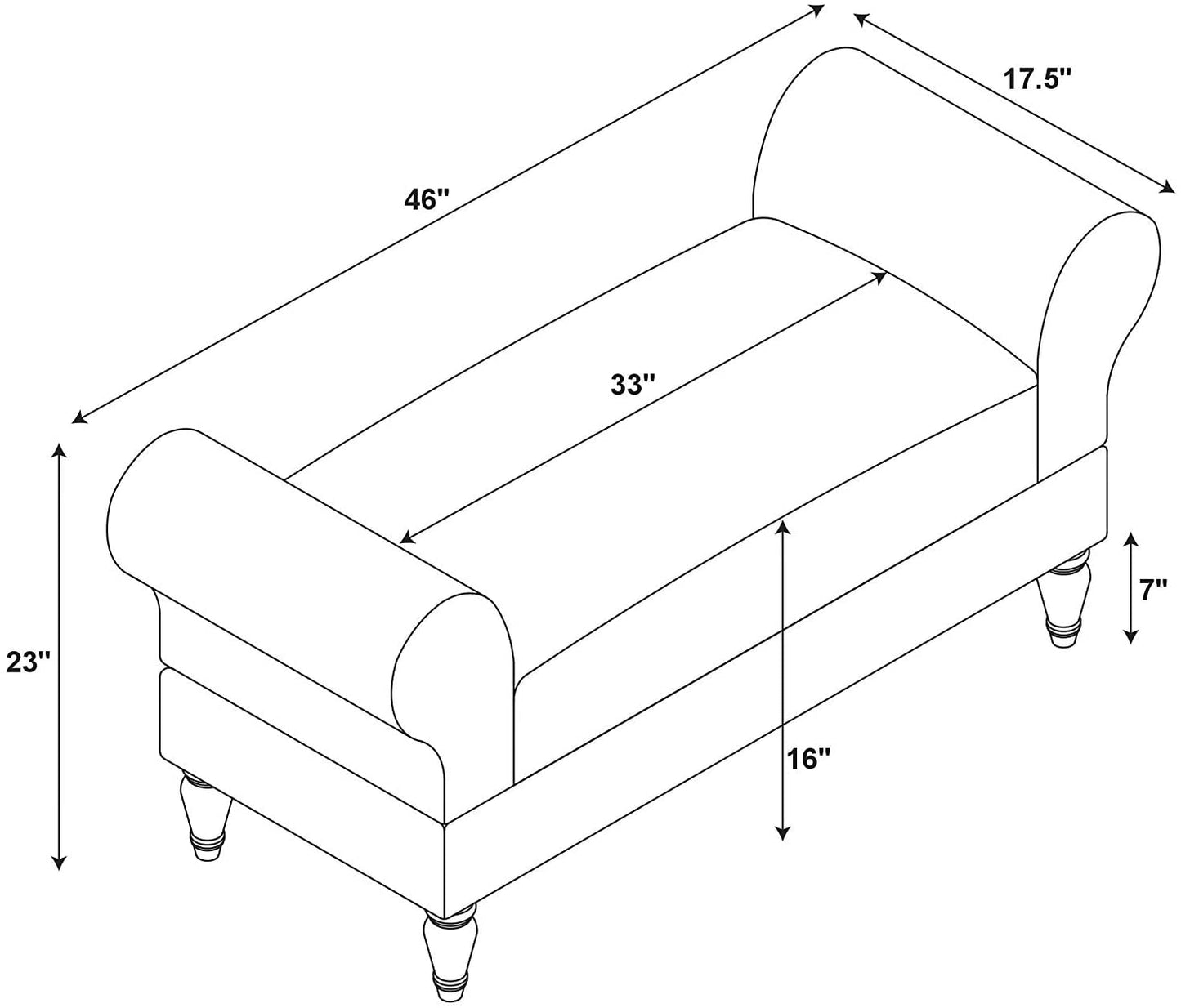 Benches : Classic Lillian Bench, Linen