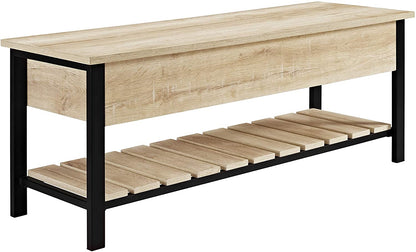 Benches: Lift Top Entry Bench with Bottom Rack