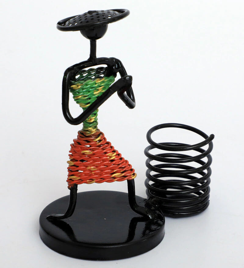 Pen Stand - Black Iron Pen Holder