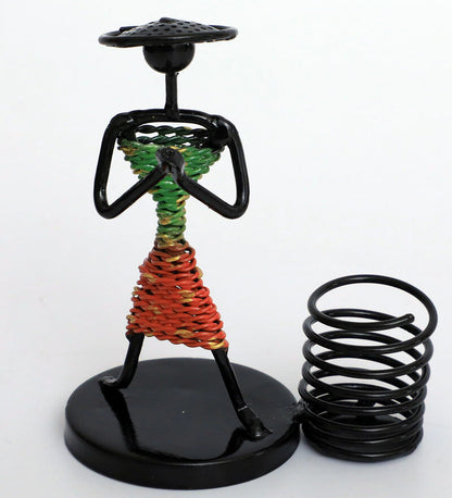 Pen Stand - Black Iron Pen Holder